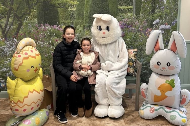 The Easter bunny even made a special appearance on hosting an Easter egg hunt in the grounds.