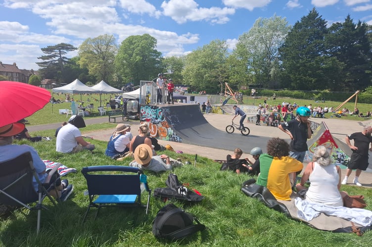 The May 'Skate Jam' pop-up offers fun for all wheeled enthusiasts of all abilities with competitions and music.