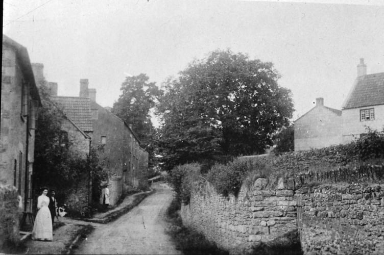 Can you guess where this photograph of a rural village setting from the Radstock Museum archives was taken?