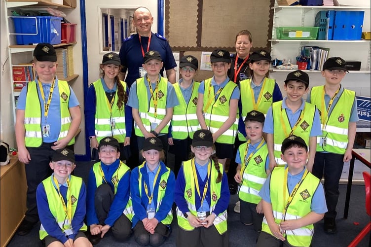Pupils from St Benedict's have spent a term as Mini Police Officers learning about community policing.