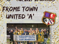Frome United A win Morland Cup after beating Tunley Reserves