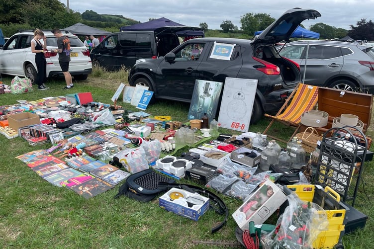 Westfield couple Ruth and Andrew have attended 29 car boot sales raising funds for Youth Connect South West.