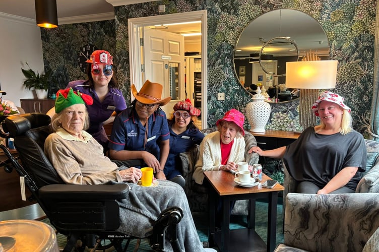  Delicious homemade and tea were served up to residents in the newly refurbished care centre cafe. 