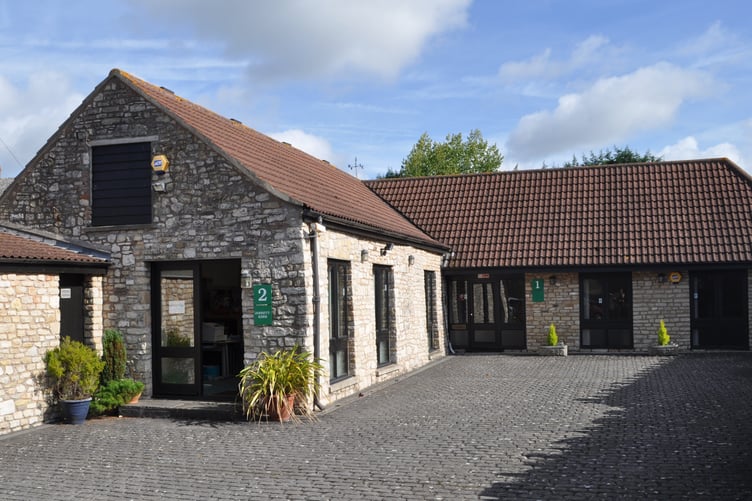 The site in Bishop Sutton has grown from an office for their own cheese business to accommodating 13 other businesses.