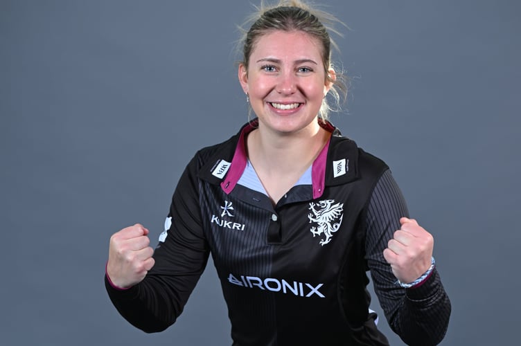 Young Somerset spinner Lola Harris