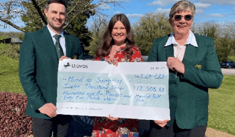 Mendip Golf Club captains present cheque for £12,306 