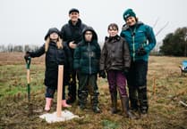 Living artwork in the Chew Valley raises £100,000 helping establish woodland
