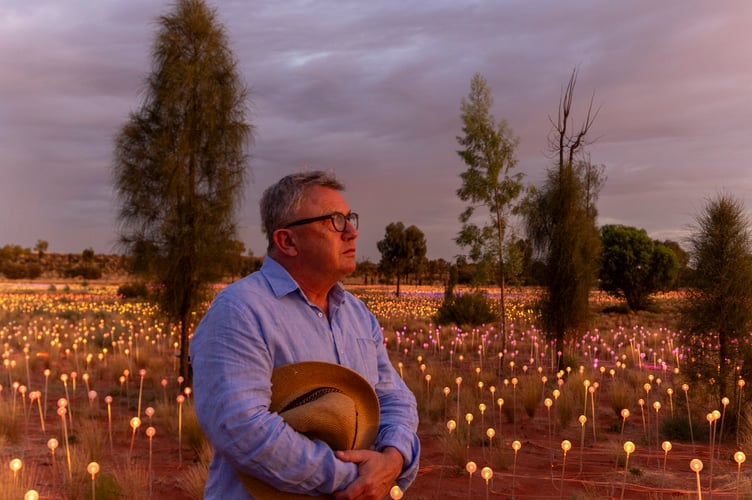Internationally renowned light artist Bruce Munro is an ambassador for Dorothy House Hospice in Wiltshire.