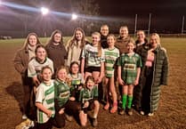 Chew Valley U12s Girls rugby team make debut against Harlequins