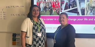 Care as a career pathway discussed on Community College visit
