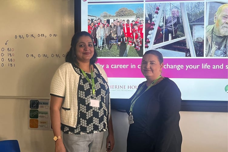A visit by Frome Nursing Home staff opened up a conversation about care as a profession for Frome students.