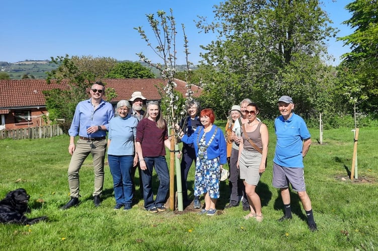 Cllr Liz Hardman officially opened Paulton Community Orchard in April as her last duty as chair of BANES.