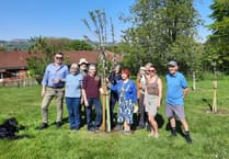 Paulton community orchard launched as BANES chair's official last duty