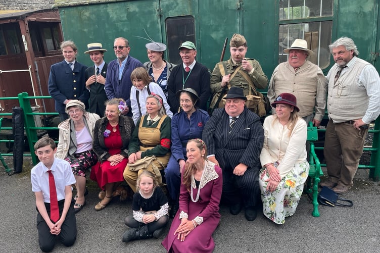 Somerset & Dorset Railway in Midsomer Norton hosted a weekend of 1940s nostalgia at the beginning of May.