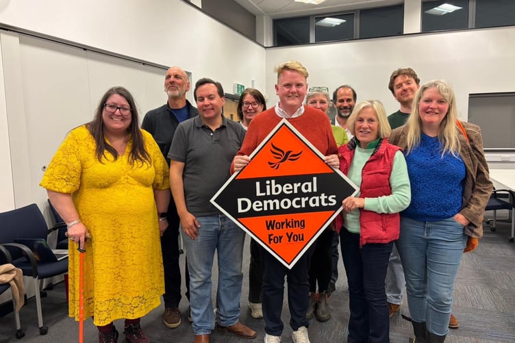 Liberal Democrat Sam Phripp has won the by-election for the Mendip Hills division seat left vacant after the death of Tony Robbins.