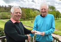 Chris cashes in on his splendid hole-in-one