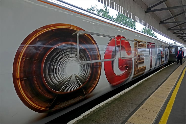 Winner in the colour section was Bill Collett with his image "Train".