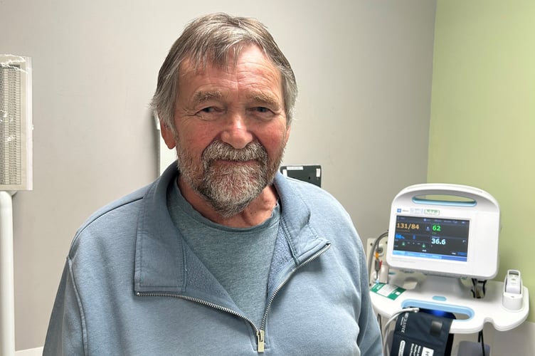 Mr Melksham is undergoing treatment in Frome and welcomes the convenience of the new satellite clinic. 
