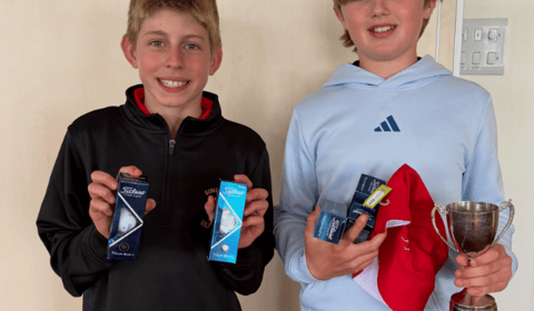 Wells club's 'one & two' at county golf championships 