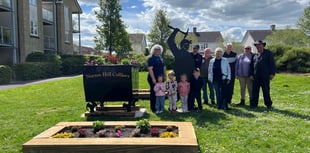Heritage metal miners figure installed outside Mardons Social Club