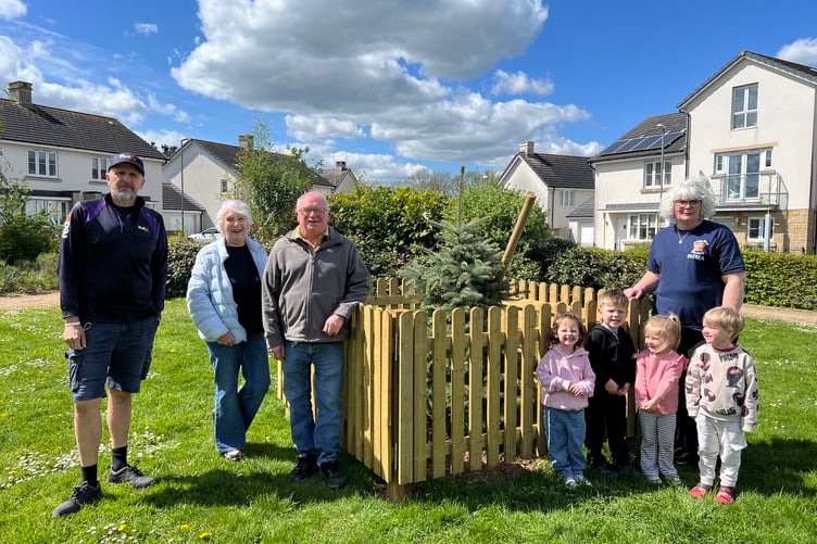 A 7ft Spruce Christmas tree has also been planted to allow for festive events at Christmas time including carols.