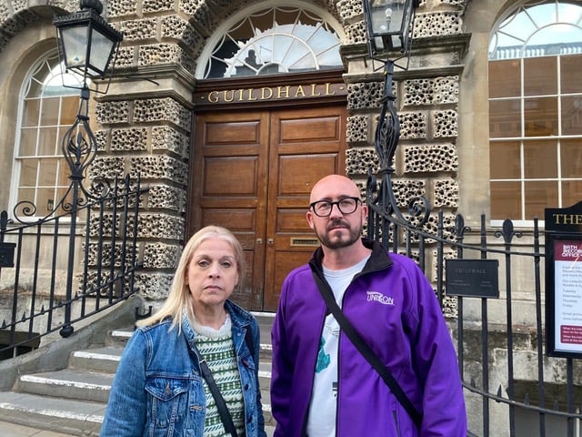 Nicola James and Baz Harding-Clark were the first to raise the staff transfer issue at a B&NES meeting in April.