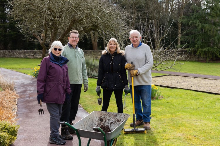 Dorothy House Hospice volunteers undertake a variety of roles for the hospice, including the gardening.