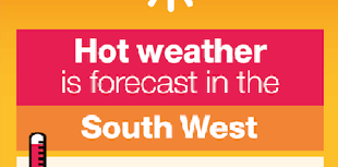 DANGER: Heat alert raised to amber across West