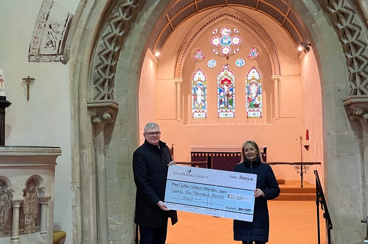The Sperring Charity has awarded a £10,000 grant towards the urgently needed electrical rewire at St Augustine’s Church, Clutton