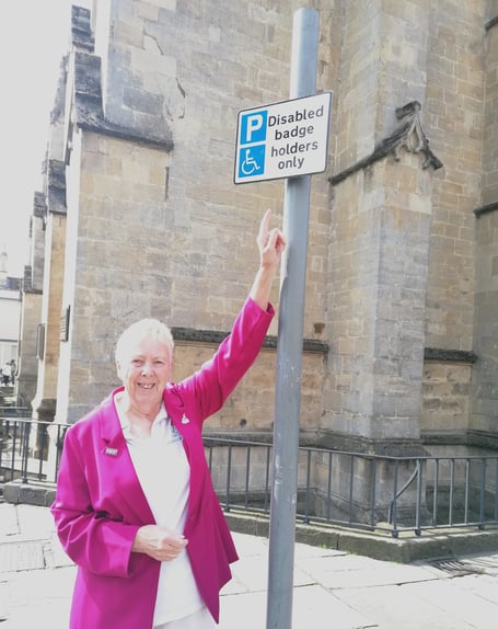 Cllr Lesley Mansell believes decisions made about city centre disabled parking bays will have a direct impact on the wider area and requested a pause be taken on a decision 