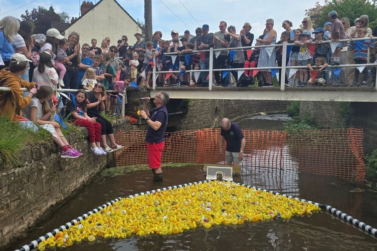 The ducks are under starters order for the annual Chew Magna village spectacle.