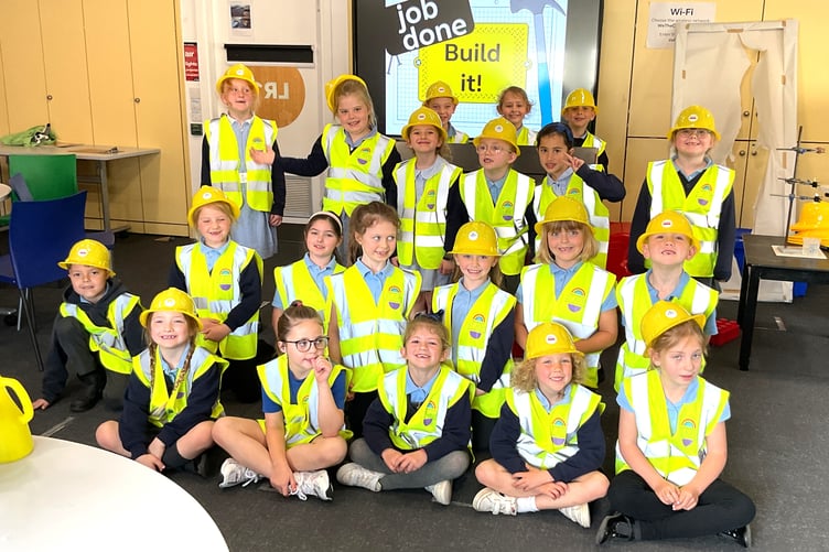 Year 2 pupils from the school discovered all about building and materials on a day trip to the centre.