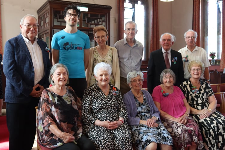 Members of Tabor Independent Methodist Church as it closes its doors after 161 years.
