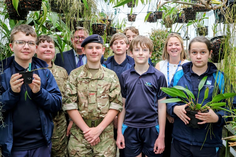 Writhlington Secondary School have landed a Gold at RHS Chelsea Flower Show for their orchid display.