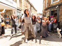 Flash mob takes over Catherine Hill as part of Frome Connects