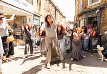 Flash mob takes over Catherine Hill as part of Frome Connects