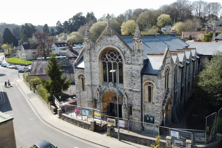 Phase 3 of the Trinity Hub project involves a partial internal refurbishment enabling the town council and library to relocate.