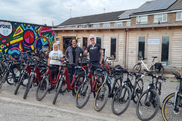 Visitors and locals are being to encouraged to swap four wheels with two by the Frome initiative.