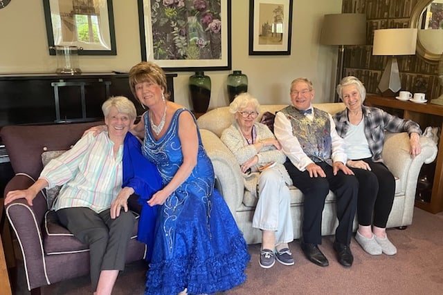Crandon Springs residents had a chance to chat to the couple about their championship competition days.