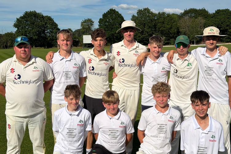Midsomer Norton CC's young Sunday XI.
