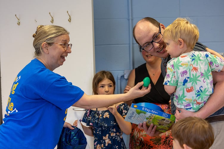The fun day held at The Hive Community Centre helped raise £450 for the charity's youth work.