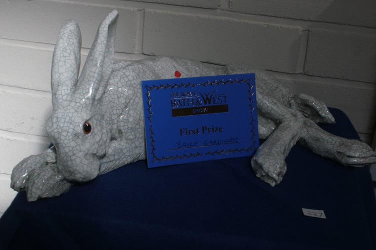 Sally Gardiner's winning hare