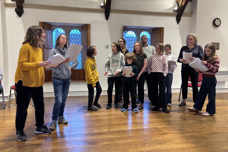 Rehearsals are well underway — using a script created by a team of local writers