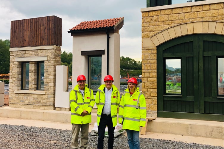 The team behind the Somerset Supply Chain who will deliver the Epic supplier support programme for North Somerset Council, from left, Nathan Mode, supply chain research lead, David Crew, managing director of Somerset Chamber of Commerce, and Sam Orchard, supply chain engagement lead