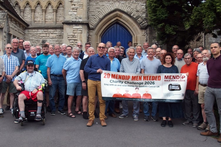 Mendip Male Voice Choir has launched a campaign to raise funds for Prostate Cancer UK