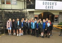 St Benedict’s pupils step back in time at Cheddar Gorge