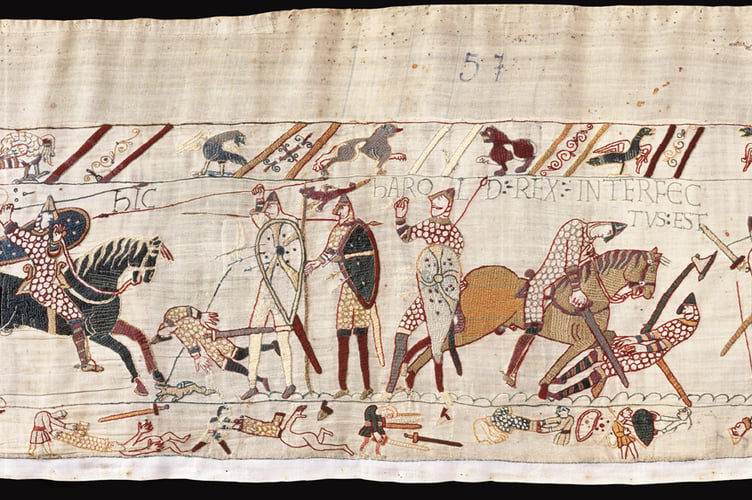  The Bayeux Tapestry is being hosted by the British Museum alongside the internationally significant Chew Valley Hoard.
