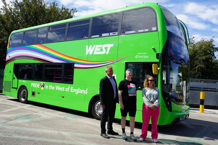 A vibrant new Pride bus will take part in the Bristol Pride Day parade this Saturday (July 11).