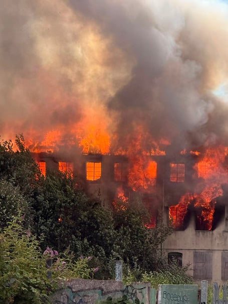 Investigations continue into the fire that ripped through the Western Warehouse at Saxonvale.