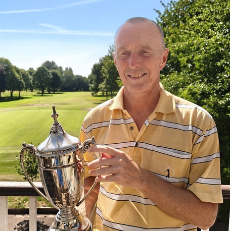 Mike Metcalfe with the Cole Cup